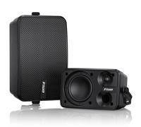 Inwa Altavoz Bluetooth Exteriores, 400W Altavoces Activos Pasivos Pared, Sistema de Sonido Estéreo Inalámbrico Impermeable para Interior Exterior con Entrada Aux (Par, MZ622, Control Remoto, RMS 40W)