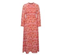 InWear Maxi Dress Round Neck Long Sleeves Smock Top Regular Fit Vestido, Pink Dancing Wall, 40 para Mujer