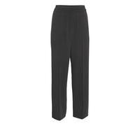InWear - Pantalones de Traje Negros con Cintura Elástica - Trousers - Mujer - Negro - 2XL -