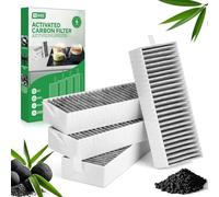 Inwee 4 filtros de carbón Activo para Campana extractora Siemens HZ9VRCR0 17004796 / Bosch HEZ9VRCR0 17004805 / Neff Z821VR0 17004806/Gaggenau CA282111/Constructa CZ9VRCR0, Accesorio de Filtro de