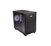 InWin A3 MicroATX IW-CS-A3BLK-1AM120S chasis para Juegos, Ventilador ARGB Integrado, Negro