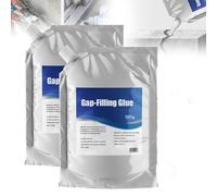 INXKED 2PCS Concrete Crack Filler, Concrete Repair, Quick-Drying Crack-Resistant Gap-Filling Glue, Cement Glue for Concrete, Crack Filler Concrete Repair (Gray,M)