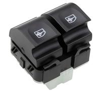 INXKED Botonera Elevalunas Interruptor Elevación Ventana para Dacia Duster Logan Sandero 2010-2021, Mando Elevalunas, Negro, Botón Pulsador, ON-OFF