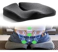 INXKED Premium Soft Hip Support Pillow, Soft Hip Support Pillow for Chair, Ergonomic Non-Slip Sciatica & Back Coccyx Tailbonepain Relief Office Chair Cushion, Hip Support Pillow for Computer Desk (A)