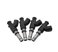 inyección precisa 4 Uds. Boquillas de inyector de Combustible para Coche, Piezas de automóvil, Color Negro y Plateado, OEM:28143540 para JAC para J3 Fuel Injector