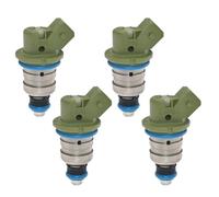 inyección precisa Boquilla De Inyector De Combustible Automático 1/4 Uds para Hyundai para Sonata para CARENSE para Avante para Elantra 2014-2018 OEM:35310-37200 Fuel Injector(Green-4pcs)