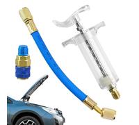 Inyector colorante AC - Llenador de refrigerante para automóviles - Inyector líquido refrigerante antigoteo para uso marino, camión, autocaravana, coche, garaje, taller
