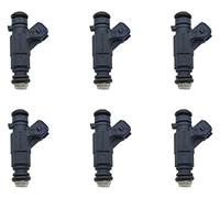 Inyector Combustible 6 Uds A1120780149 0280156014 Inyector Combustible para Mercedes para Benz SLK320 W210 E320 E280 2.8L 3.2L V6 1995-1998 1999 2000 2001 2002 2003 2004 Boquilla