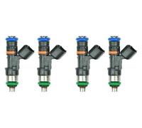 Inyector Combustible Boquilla Para A4 Para TT 1999-2005 1.8T Turbo Car Gasolina Inyectores 0280158117 4 Piezas Combustible Con Accesorios(4Pcs)