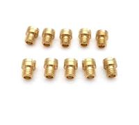 Inyector combustible Carburador Chorros Principales Juego Piloto Lento Boquilla Inyector Motocicleta Paquete 10 Uds(50-72 M4)