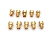 Inyector combustible Carburador Chorros Principales Juego Piloto Lento Boquilla Inyector Motocicleta Paquete 10 Uds(75-98 M4)