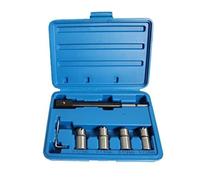 Inyector combustible coche Kit De 5 Herramientas Extracción Y Corte Del Asiento Inyector Compatible con Peugeot Herramienta Limpiadora Cortadora Gasolina Bomba Boquilla