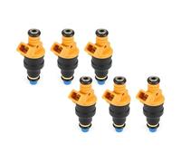 Inyector Combustible Para BMW 535 635CSI 735 L6 L7 1985-1992 Boquilla Inyector Combustible Gasolina 6 Piezas 0280150714 Conectores