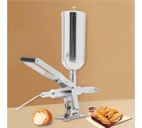 Inyector comercial de postres para crema, mermelada, chocolate con 4 boquillas para churros, donuts, eclairs