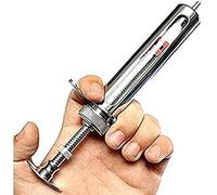 Inyector de 50Ml, jeringa continua reutilizable para ganado, jeringa hipodérmica de acero inoxidable para animales veterinarios, operación Simple