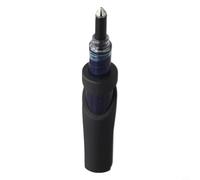 Inyector de aceite de barra de motosierra para llenado de grasa de nariz de piñón, herramienta de lubricación de metal con funda de goma para herramientas eléctricas de mantenimiento de barra guía (A)