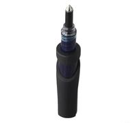 Inyector de aceite de grasa para barra de motosierra para lubricación de nariz de piñón guía, cuerpo de metal compatible con varios modelos, diseño translúcido para monitoreo del nivel de grasa (A)