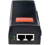 Inyector de alimentación PoE RJ45 de 10/100/1000 Mbps y 90 W (negro)