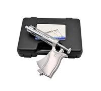 Inyector de animales Jeringa continua para ganado de 50 ml Pistola de vacunación semiautomática de acero inoxidable ajustable para equipos agrícolas de caballos, ovejas, ganado porcino