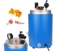 Inyector de cera al vacío de 500 W con tanque de 2,2 L, máquina de fundición de joyería de precisión con temperatura ajustable de 30 a 110 °C y control de presión para la fabricación de moldes de or