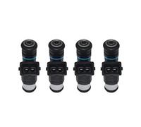 Inyector de combustible 1/4 piezas 01F002A 0280156357 1984E0 compatible con Peugeot 306 Hatchback, 106 II, Partner Box, 307, 1007(01F002A 4PCS)
