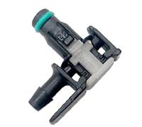 Inyector de Combustible 10 adaptadores de unión de tubería de combustible para automóvil, compatibles con inyector Bosch, conector rápido de retorno bidireccional de tres vías.(TWO WAYS)