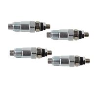 Inyector de Combustible 4 inyectores de combustible para coche 2360059035, conjunto de inyector Common Rail, apto para Toyota Hilux Hiace de 2,4 litros.