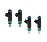 Inyector de combustible 4 Uds 1429840 98MF-BB Compatible con Ford Fiesta V 2001-2008 Fusion 2002-2012 1.4L