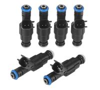 Inyector de combustible Ajuste para Jeep Cherokee Grand apto para Dodge Ram 1500 2500/3500 1999-2004 6 uds inyectores de combustible 4 orificios 0280155784 Válvulas de inyección