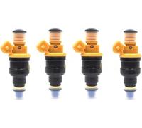 Inyector de Combustible Boquilla 0280150714 4 Piezas Inyector de Combustible para BMW E30 E36 318i 535i 140HP M42B18 1989-1996 Inyector de Coche