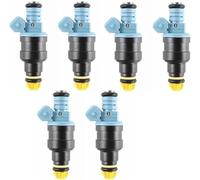 Inyector de combustible coche Para BMW Serie 3 E30 316i 318i 325i E36 5-Series E34 518i 525i E32 E38 750i E31 850i 0280150715 boquilla de inyector de combustible Accesorios(6pcs)