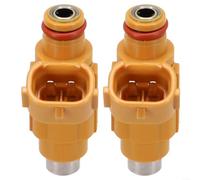 Inyector de combustible de 2 piezas compatible con Suzuki SV650 2003-2007 SV650A SV650S SV650SA DL650 2004-2006 GSXR600 GSXR750