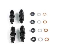 Inyector de combustible diesel de 4 piezas compatible for Mitsubishi Pajero Triton Delica 4D56 4D56T 2.5L D4BX D4BA G6BAJ D4BF