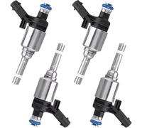 Inyector de combustible gasolina Ajuste para VW GTI Tiguan Jetta Passat apto para Audi A3 A4 A5 Q5 TT 2.0 TSI 4 piezas inyectores de combustible 06H906036G Conector Inyector