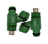 Inyector de combustible gasolina Compatible con Kawasaki NINJA 300 ABS EX300 2014-2017 Versys-X 300 2017-2022 49033-0558 2 boquillas de inyector de combustible Conector Inyector