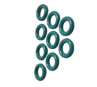 Inyector de combustible gasolina Kit De Reparación De Inyectores De Combustible Para Nissan Cube, Versa, Sentra, 100 Unidades, 16600-EN200, FJ1056, Junta Tórica De 8 X 3,25 Mm.(Green)