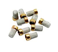 Inyector de Combustible inyector Componentes Apto para Toyota 4 Runner Sienna 3.0L 6 * 3 * 10,5 mm 200 piezas Kit de reparación de inyector de combustible Microfiltro de metal 11009(Copper)