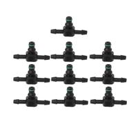 Inyector de Combustible inyector Componentes Compatible con inyectores Bosch serie 110 Diesel Common Rail, 10 piezas, conector tipo T, tubo de unión de manguera, combustible