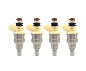 Inyector de Combustible para Motor, 4 Unidades. Accesorios para Motor de automóvil. INP081 F2G813250 INP-081 F2G8-13-250. Compatible con Mazda B2200 2.2L I4 1990 1991 1992 1993.