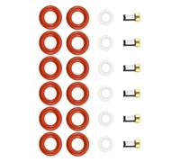 inyector de combustible Para Volvo C70 S60 S70 24 .5 Inyector De Coche 6 Juegos Inyectores Combustible Kit Reparación Juntas Tóricas Tapas Filtro