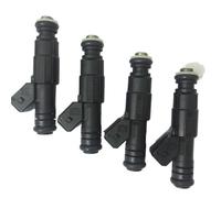 Inyector de combustible universal E85 4 orificios Compatible With carreras, compatible con VW, BMW, Benz, Audi, Ford Motorsports LS1 y LS6