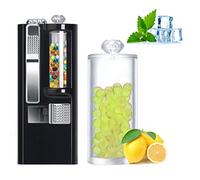 Inyector De Cuentas De Humo DIY Varios Sabores, Cuenta De Humo, Menta, Aroma, Cápsula, Planta Pura, Extracto De Fruta, Respiración Fresca, 100, Cuentas De Humo Y Barra De Empuje (Limón)