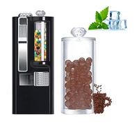 Inyector De Cuentas De Humo DIY Varios Sabores, Cuenta De Humo, Menta, Aroma, Cápsula, Planta Pura, Extracto De Fruta, Respiración Fresca, 100, Cuentas De Humo Y Barra De Empuje (Café)