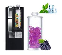 Inyector De Cuentas De Humo DIY Varios Sabores, Cuenta De Humo, Menta, Aroma, Cápsula, Planta Pura, Extracto De Fruta, Respiración Fresca, 100, Cuentas De Humo Y Barra De Empuje (UVA)