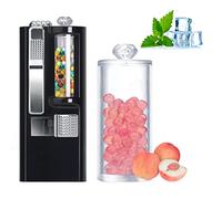 Inyector De Cuentas De Humo DIY Varios Sabores, Cuenta De Humo, Menta, Aroma, Cápsula, Planta Pura, Extracto De Fruta, Respiración Fresca, 100, Cuentas De Humo Y Barra De Empuje (Melocotón)