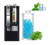 Inyector De Cuentas De Humo DIY Varios Sabores, Cuenta De Humo, Menta, Aroma, Cápsula, Planta Pura, Extracto De Fruta, Respiración Fresca, 100, Cuentas De Humo Y Barra De Empuje (Menta)