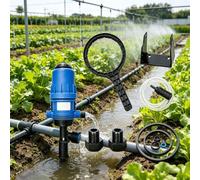 Inyector de Fertilizante accionado por Agua for riego por Goteo, Bomba dosificadora proporcional Ajustable, for hidroponía de Invernadero de jardín (20-2500L/H) | 0.2-2%