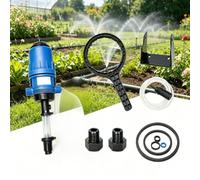 Inyector de Fertilizante for riego por Goteo, Bomba dosificadora accionada por Agua Ajustable 0,2%-5%, Suministro de nutrientes hidropónicos for Invernadero de jardín