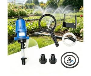Inyector de Fertilizante for riego por Goteo, Bomba dosificadora accionada por Agua Ajustable 0,2%-5%, Suministro de nutrientes hidropónicos for Invernadero de jardín