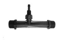 Inyector de fertilizante Venturi de 1/2 pulgada para sistemas de riego agrícola - Mezclador de presión diferencial compacto con caudal de 0,29-0,81 m³/h Ra